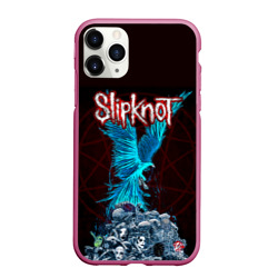 Чехол для iPhone 11 Pro Max матовый Орел группа Slipknot