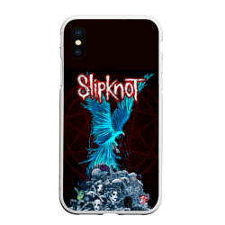 Чехол для iPhone XS Max матовый Орел группа Slipknot