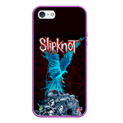 Чехол для iPhone 5/5S матовый Орел группа Slipknot