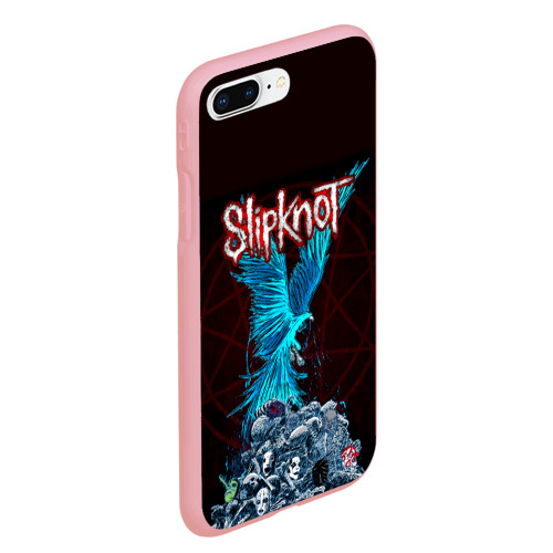 Чехол для iPhone 7Plus/8 Plus матовый Орел группа Slipknot, цвет баблгам - фото 3