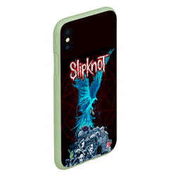 Чехол для iPhone XS Max матовый Орел группа Slipknot - фото 2