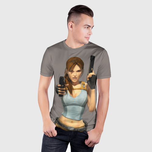 Мужская футболка 3D Slim TOMB RAIDER, цвет 3D печать - фото 3