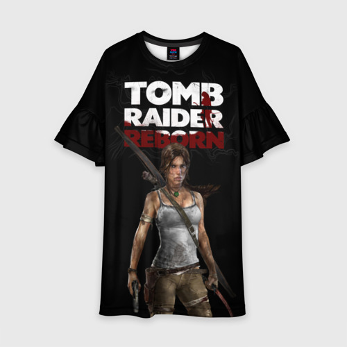 Детское платье 3D TOMB RAIDER, цвет 3D печать