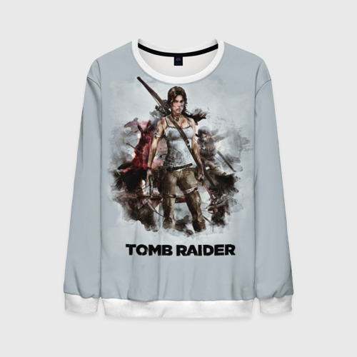 Мужской свитшот 3D Tomb Raider