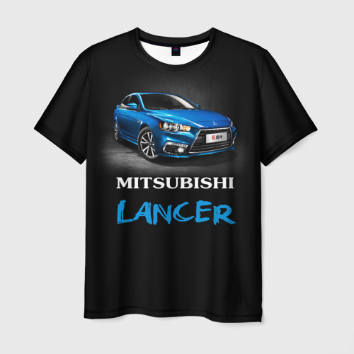 Мужская футболка 3D Mitsubishi Lancer