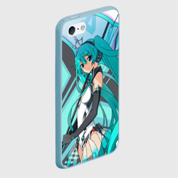 Чехол для iPhone 5/5S матовый Miku1 - фото 2