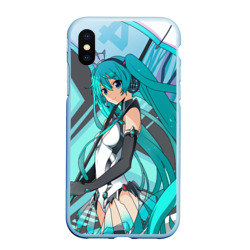 Чехол для iPhone XS Max матовый Miku1