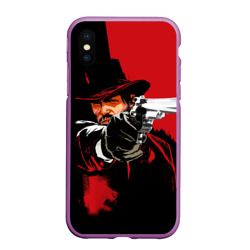 Чехол для iPhone XS Max матовый Red Dead Redemption