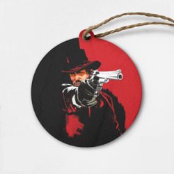 Деревянная игрушка круг Red Dead Redemption