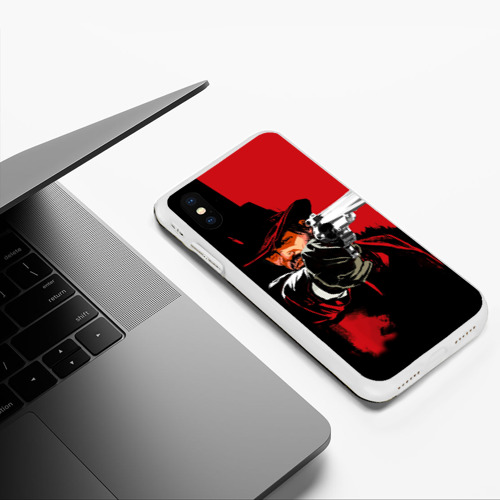 Чехол для iPhone XS Max матовый Red Dead Redemption, цвет белый - фото 5