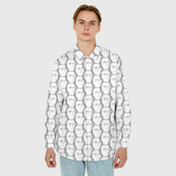 Мужская рубашка oversize 3D OnePunchMan - фото 2