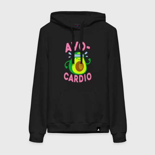 Женская толстовка хлопок Avo-Cardio, цвет черный