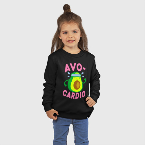 Детский свитшот хлопок Avo-Cardio, цвет черный - фото 3