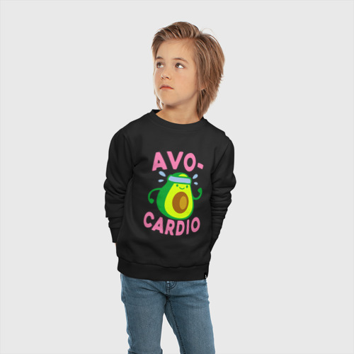 Детский свитшот хлопок Avo-Cardio, цвет черный - фото 5