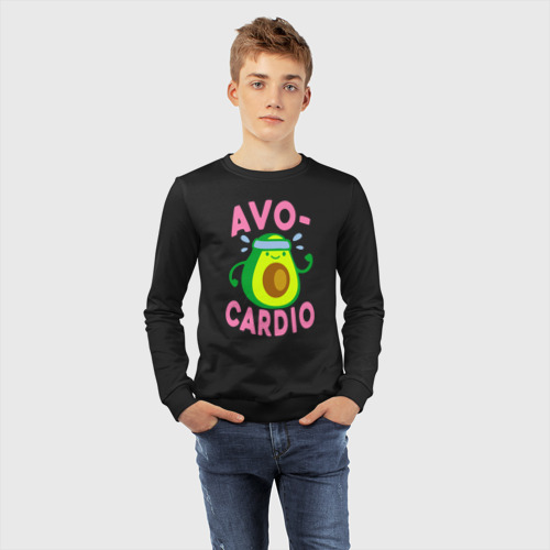 Детский свитшот хлопок Avo-Cardio, цвет черный - фото 7