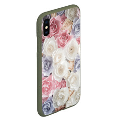 Чехол для iPhone XS Max матовый Цветы flowers 8 марта - фото 2