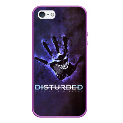 Чехол для iPhone 5/5S матовый Рука Disturbed