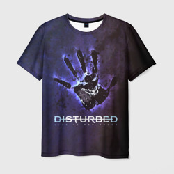 Мужская футболка 3D Рука Disturbed