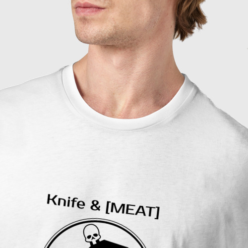 Мужская футболка хлопок MEAT - фото 6