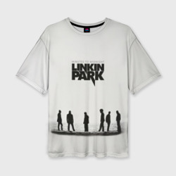 Женская футболка oversize 3D Группа Linkin Park