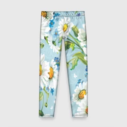Детские леггинсы 3D Ромашки цветы 8 марта