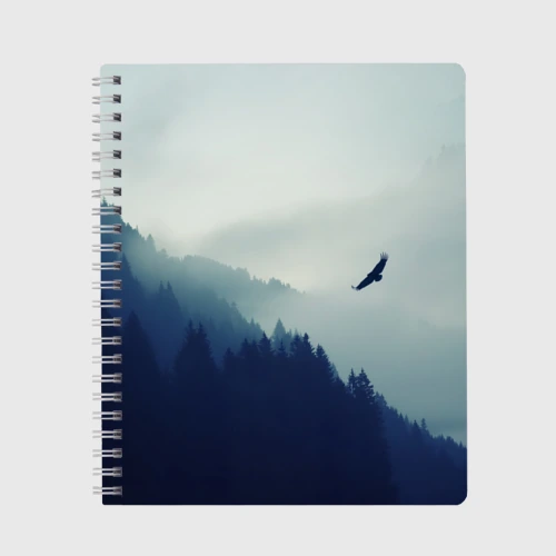 Тетрадь Орёл над лесом eagle over the forest