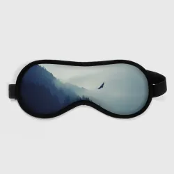 Маска для сна 3D Орёл над лесом eagle over the forest