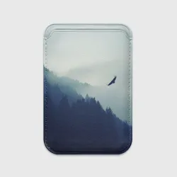 Картхолдер Magsafe магнитный Орёл над лесом eagle over the forest