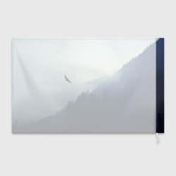 Флаг 3D Орёл над лесом eagle over the forest - фото 2