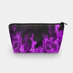 Косметичка 3D Фиолетовый огонь violet flame neon
