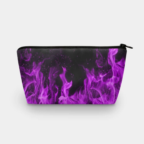 Косметичка 3D Фиолетовый огонь violet flame neon
