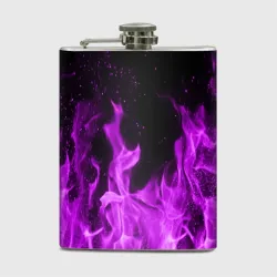 Фляга Фиолетовый огонь violet flame neon