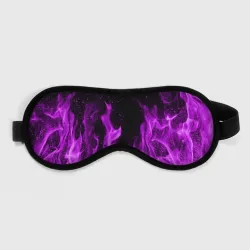 Маска для сна 3D Фиолетовый огонь violet flame neon