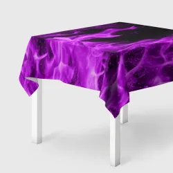 Скатерть 3D Фиолетовый огонь violet flame neon