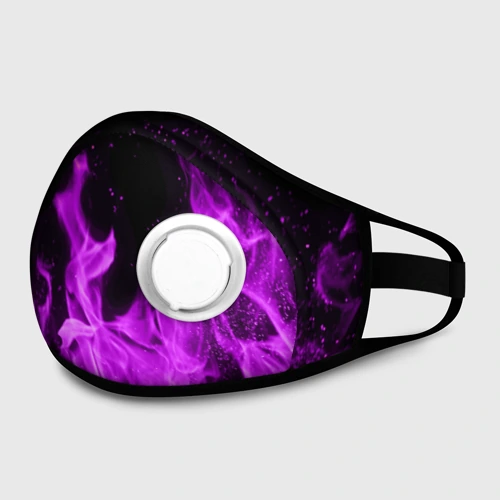 Маска из неопрена Фиолетовый огонь violet flame neon