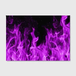 Холст прямоугольный Фиолетовый огонь violet flame neon - фото 2