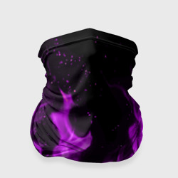 Бандана-труба 3D Фиолетовый огонь violet flame neon