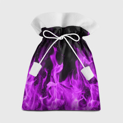 Подарочный 3D мешок Фиолетовый огонь violet flame neon