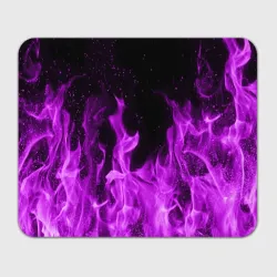 Прямоугольный коврик для мышки Фиолетовый огонь violet flame neon