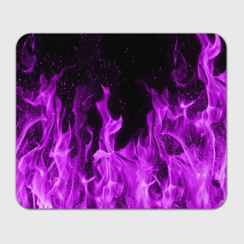 Прямоугольный коврик для мышки Фиолетовый огонь violet flame neon