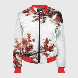 Женский бомбер 3D Сакура