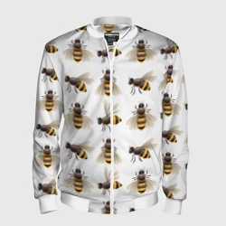 Мужской бомбер 3D Пчелы