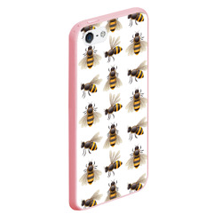 Чехол для iPhone 5/5S матовый Пчелы - фото 2