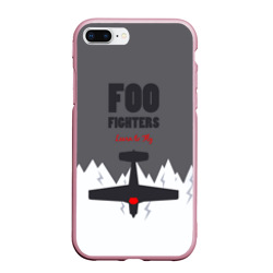 Чехол для iPhone 7Plus/8 Plus матовый Самолет Foo Fighters