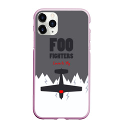 Чехол для iPhone 11 Pro Max матовый Самолет Foo Fighters