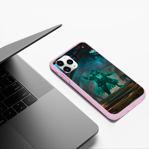 Чехол для iPhone 11 Pro Max матовый Sea of thieves, цвет розовый - фото 5