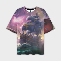 Мужская футболка oversize 3D Sea of thieves