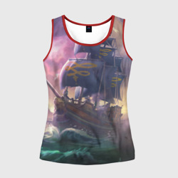 Женская майка 3D Sea of thieves