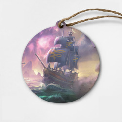 Деревянная игрушка круг Sea of thieves