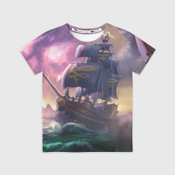 Детская футболка 3D Sea of thieves
